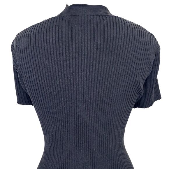 Worthington Retro Chic Cross V-neck Blouse - Picture 11 of 13